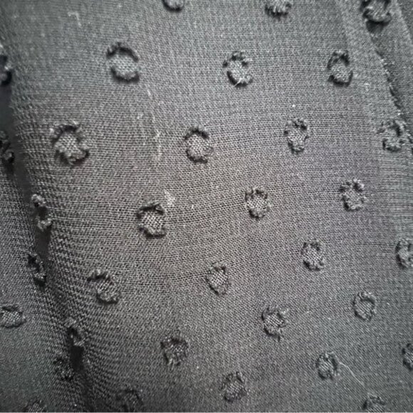 Le Chateau Black Skater Dress Size Medium Feminine Sheer Balletcore Romantic - Picture 3 of 9